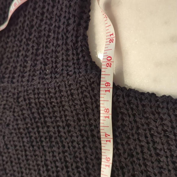 Lauren Ralph Lauren black woven boat neck sweater ladies medium - Picture 6 of 11